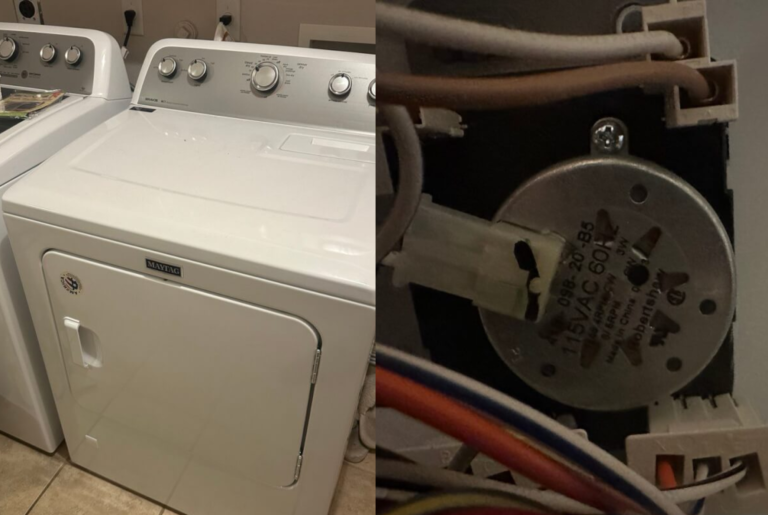 Replace timer in Maytag Dryer Austin 78717 768x515
