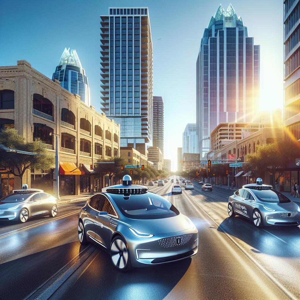 Driverless cars on Austin streets