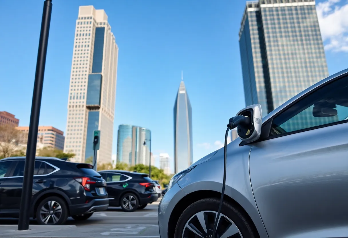 Electric vehicle charging stations in Austin