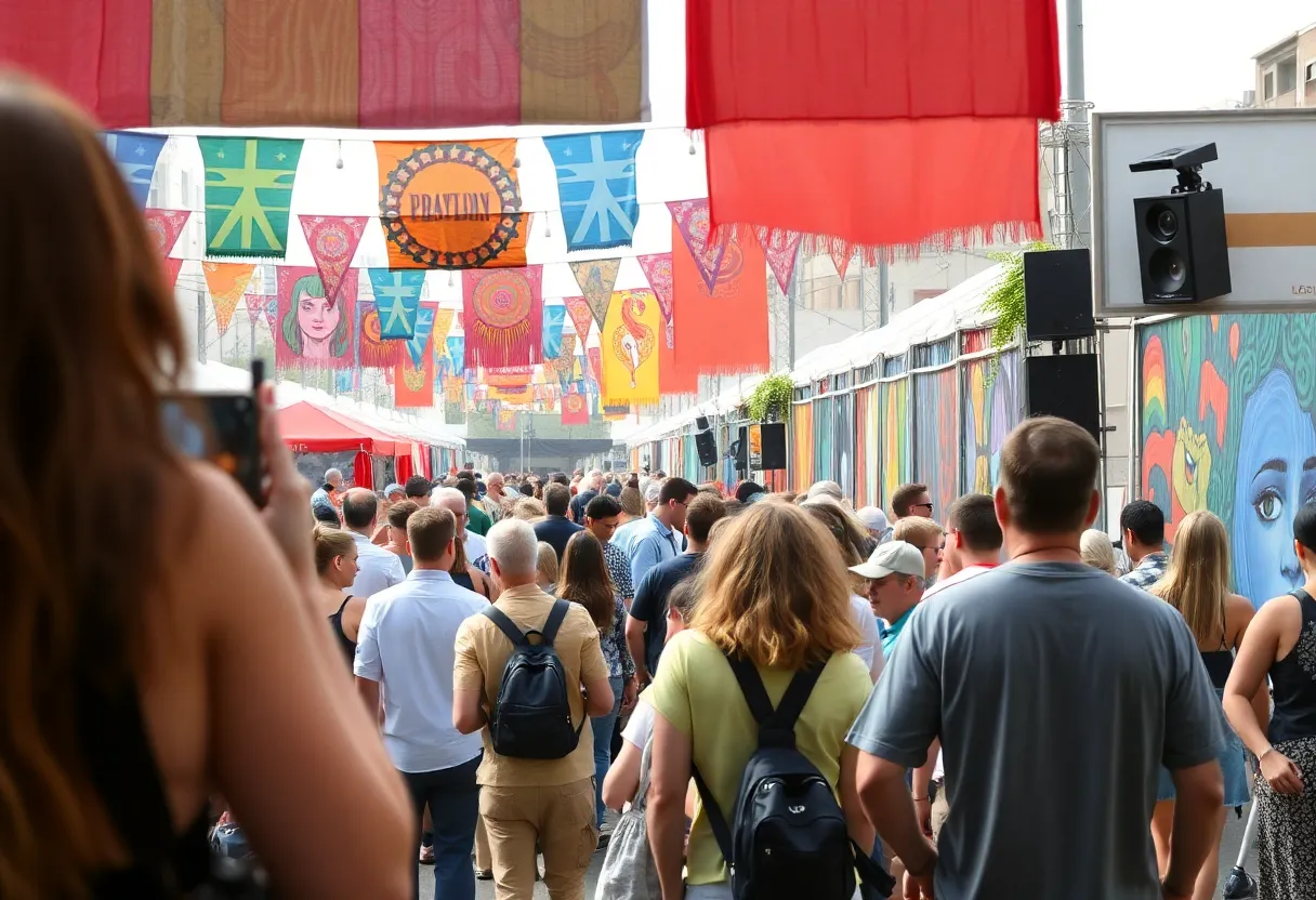 Crowd enjoying live music at Austin Psych Fest 2025