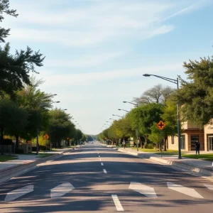 North Austin road with community safety awareness initiatives