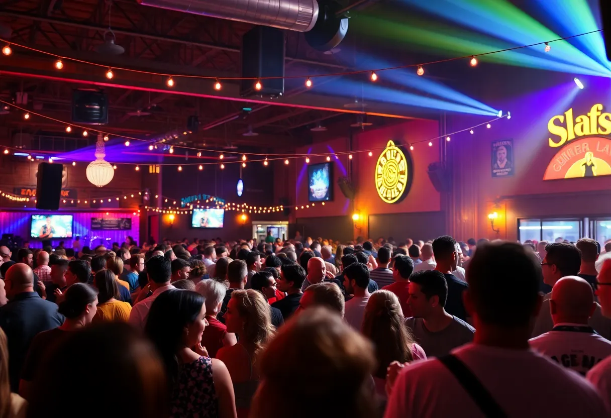 Crowd enjoying live music at Cedar Park