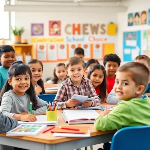 Students in a classroom environment illustrating educational diversity