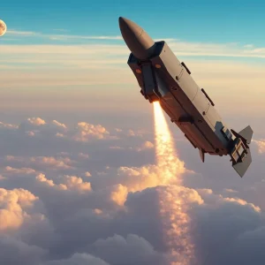 Conceptual illustration of the Golden Dome missile defense system