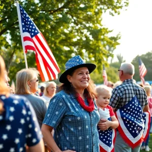 Joe Biden speaking at a Memorial Day event