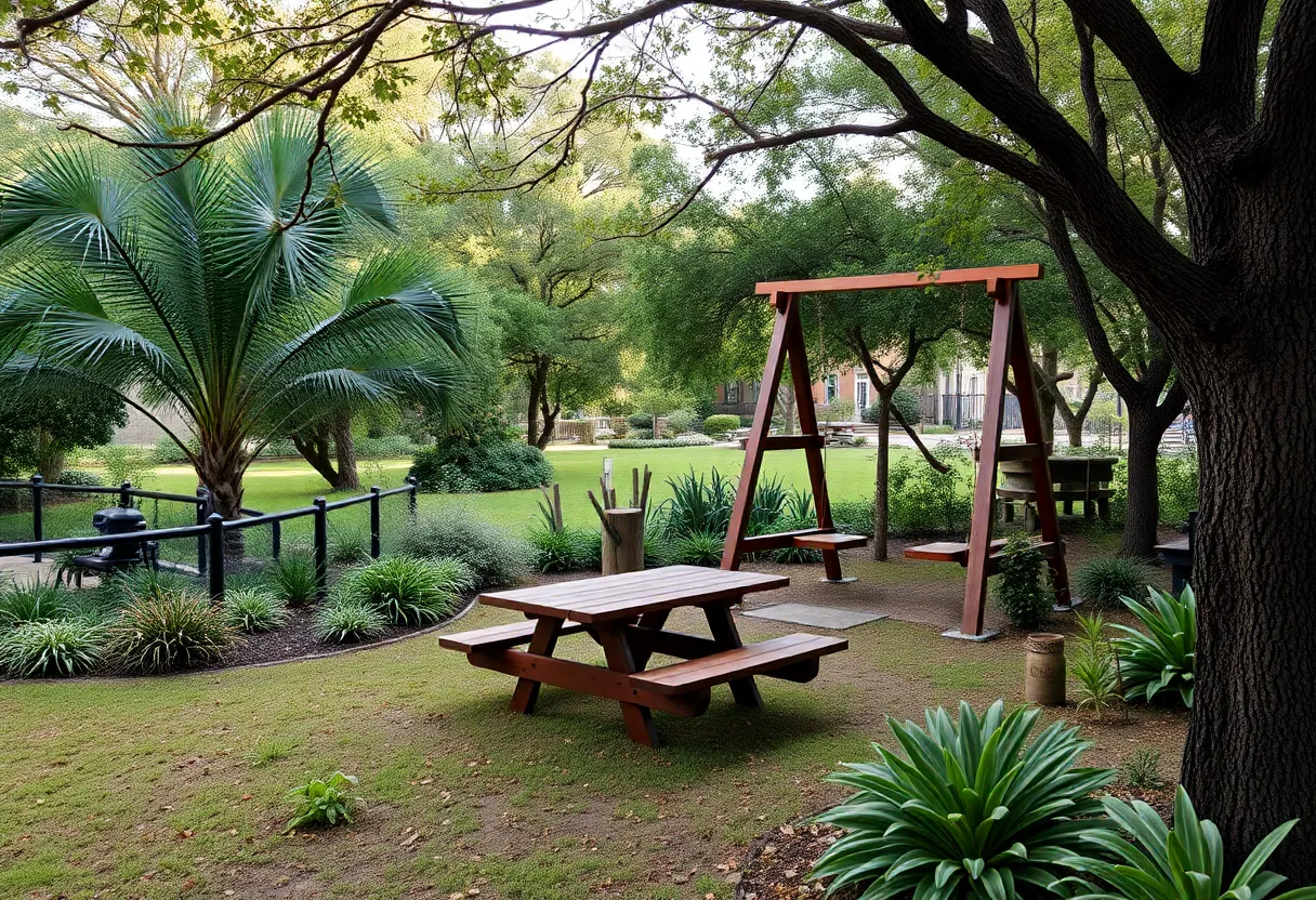 Acoustic performance in a peaceful pocket park in Austin