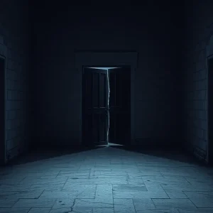 View of the Orleans Parish Jail with broken infrastructure