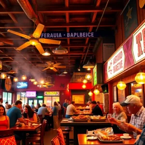 Burnt Bean Co. barbecue restaurant in Seguin, Texas