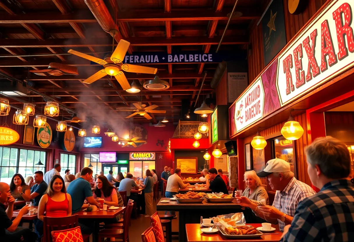 Burnt Bean Co. barbecue restaurant in Seguin, Texas