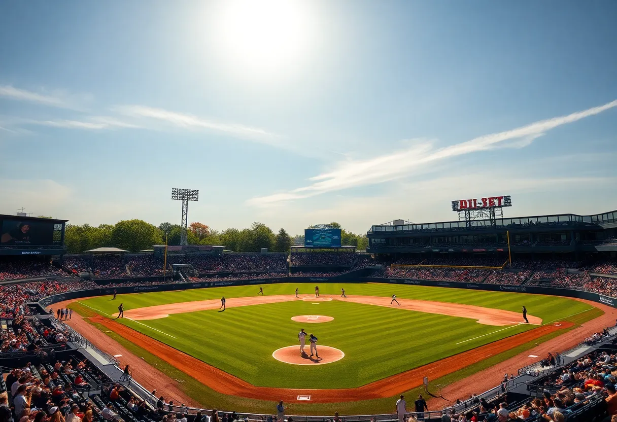 Baseball game at Texas Longhorns NCAA Tournament