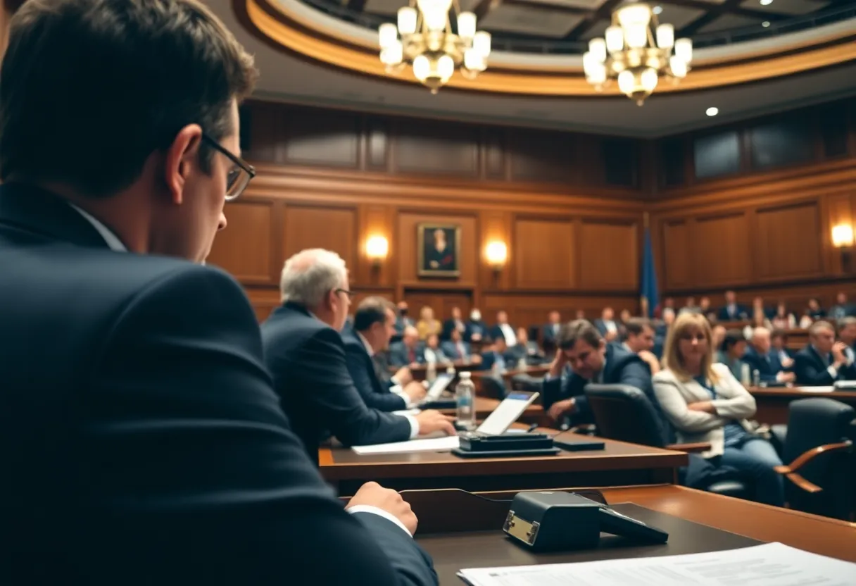 Legislators in Texas discussing medical marijuana amendments