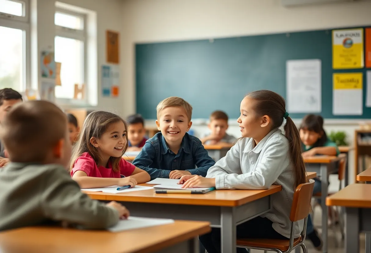 Classroom environment focused on student engagement in learning
