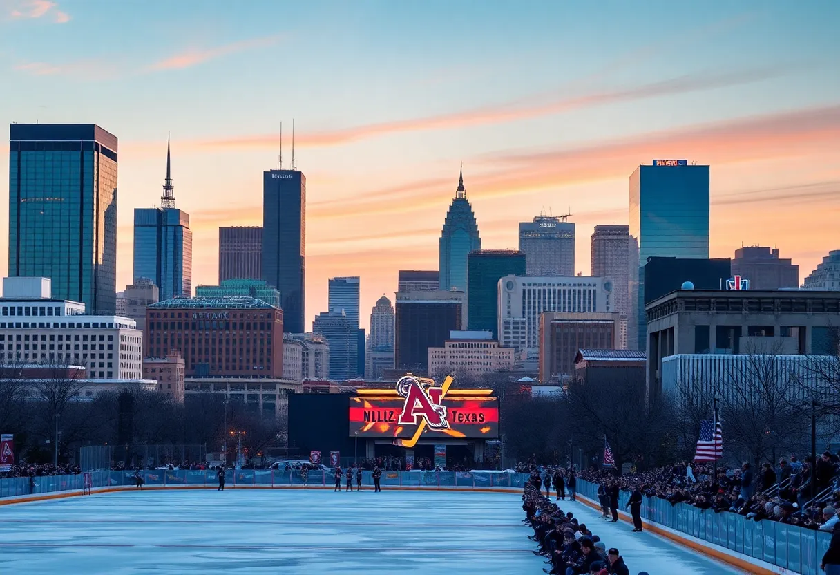 Cityscape of Austin, Texas representing NHL expansion potential.
