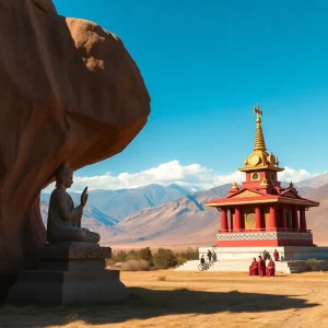 Symbolic representation of Tibetan Buddhism's future