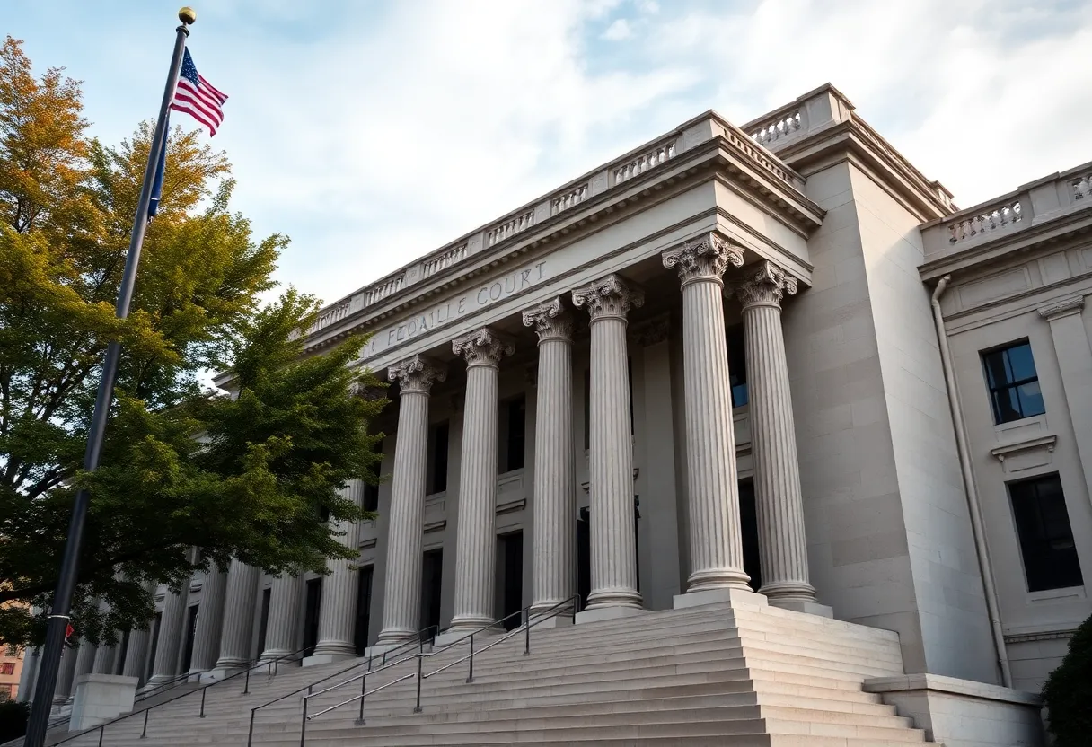 Federal courthouse symbolizing legal battle over undocumented students' tuition rights