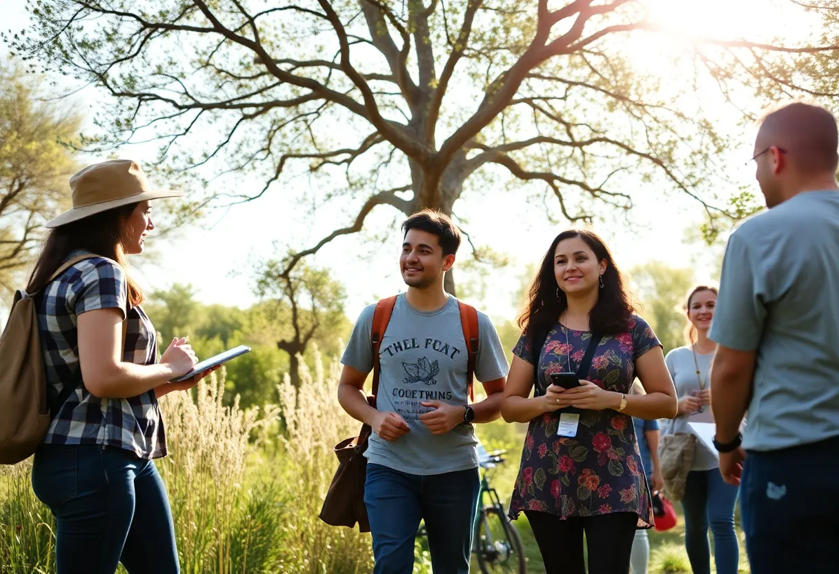 A scenic view of Austin representing environmental advocacy.