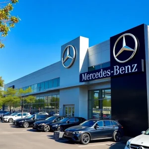 Exterior view of Mercedes-Benz of South Austin dealership