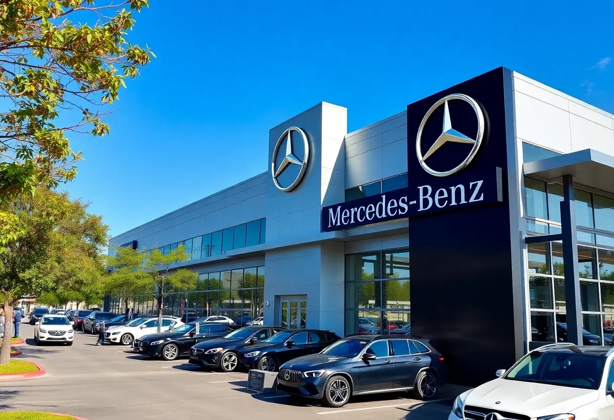 Exterior view of Mercedes-Benz of South Austin dealership