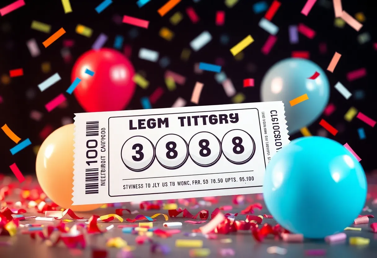 Celebrating Powerball Win