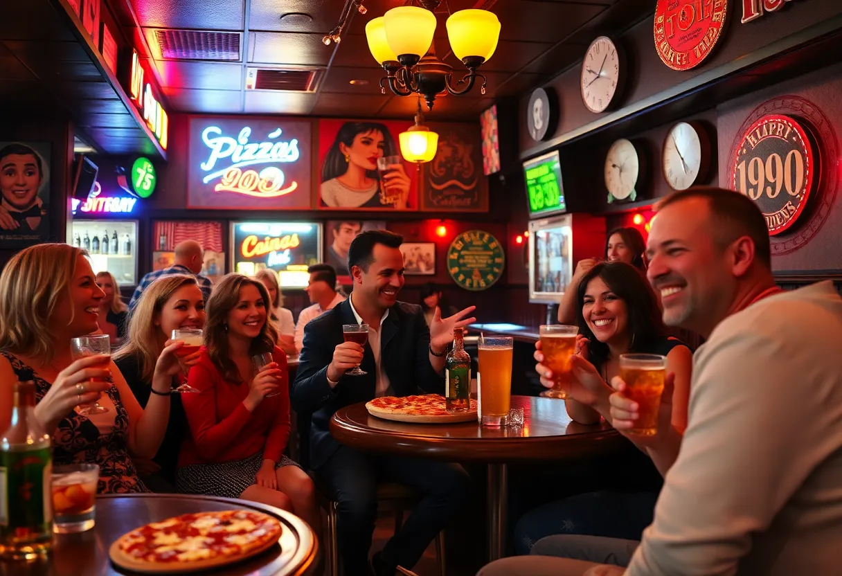 Celebration at Star Bar featuring nostalgia from the 1990s