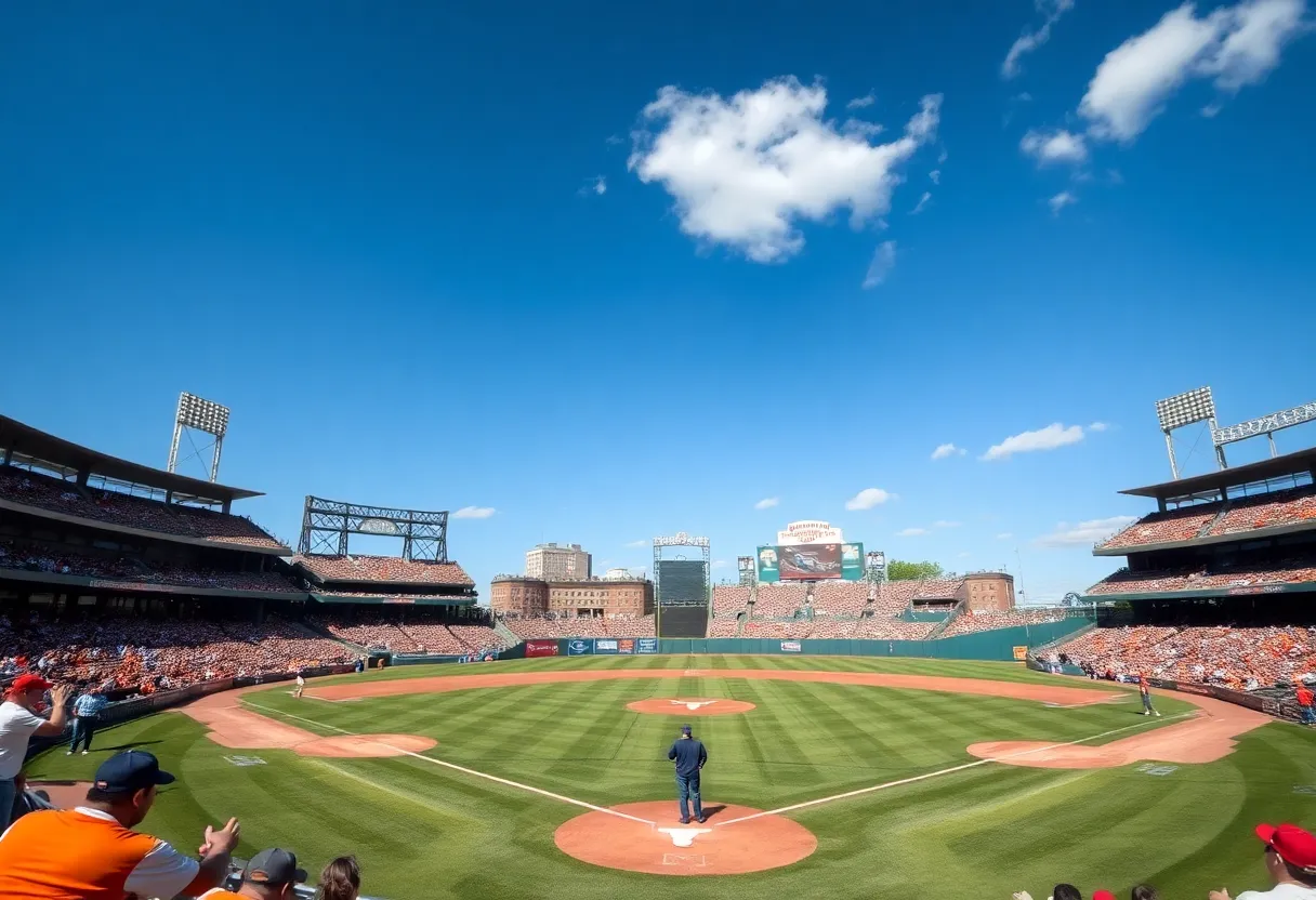 Texas Longhorns baseball game scene
