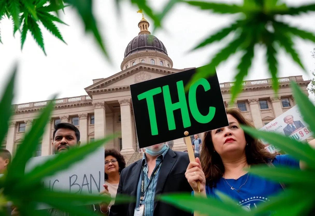 Texas THC Ban Demonstration