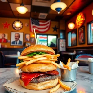 Inside Trump Burger
