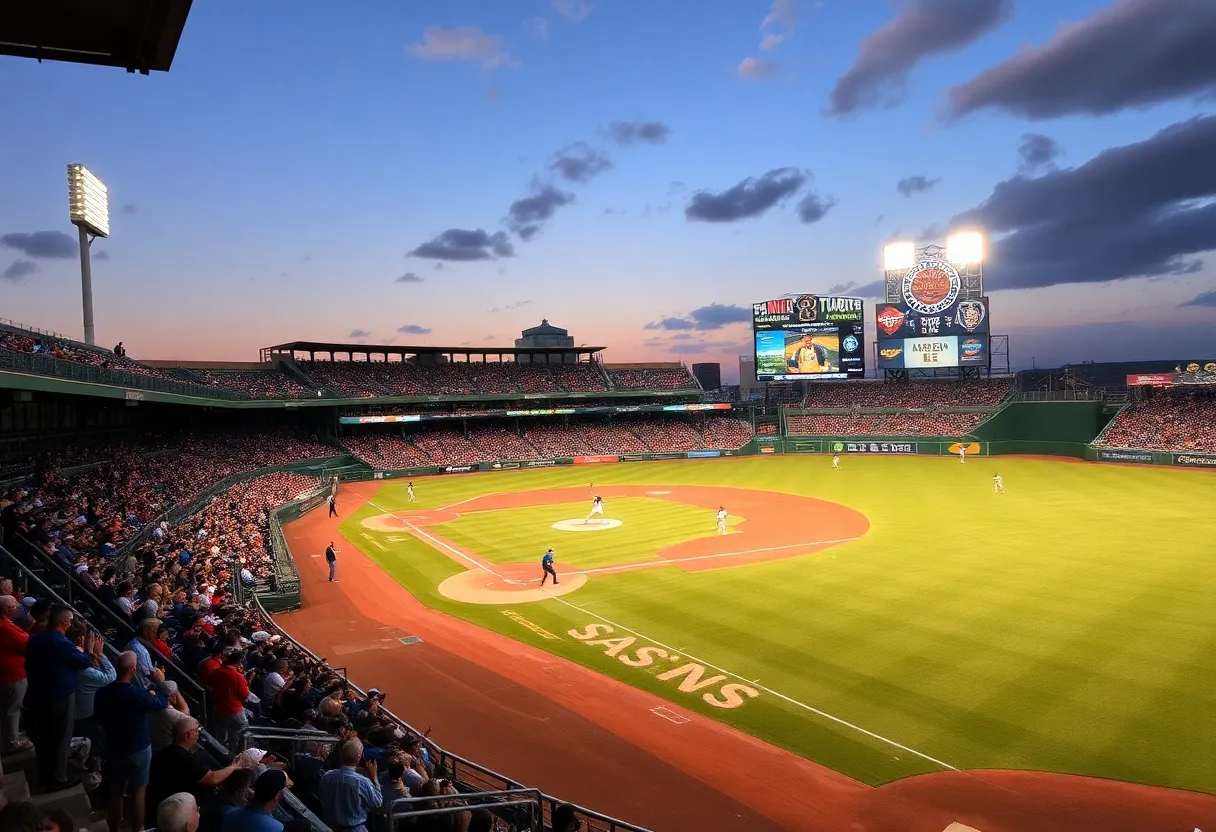 UTSA baseball team celebrating their historic win against Texas Longhorns