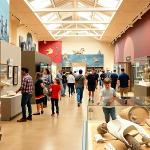 Families exploring museums in Austin