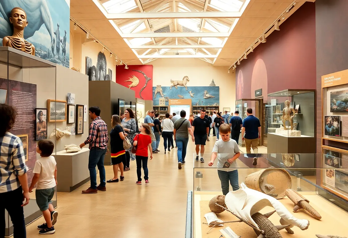 Families exploring museums in Austin