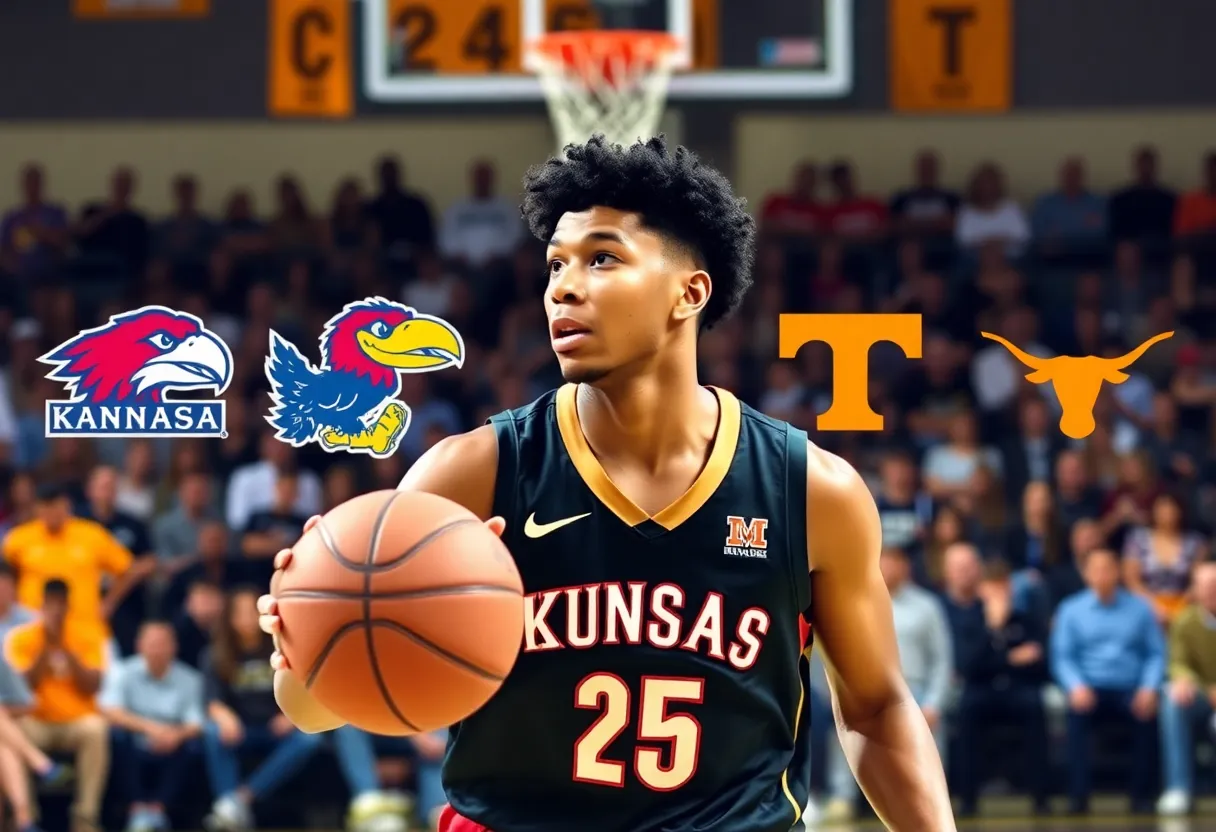 Bo Ogden showcasing basketball skills.