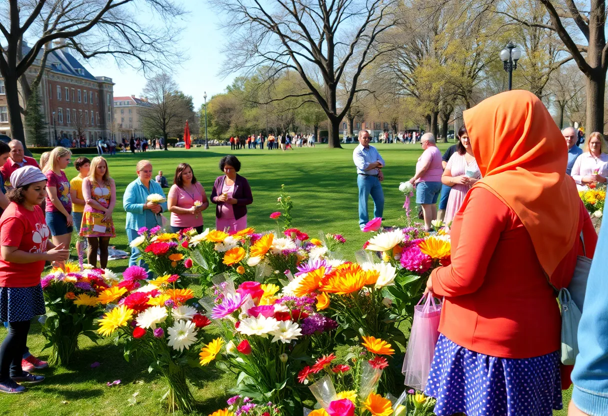 Community gathering honoring the memory of Abby Pohl