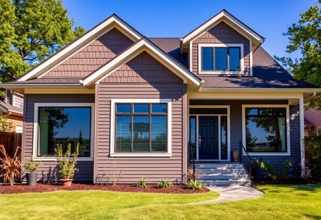 Modern home exterior renovations in Austin, Texas