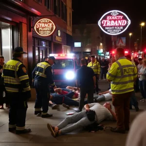 Emergency response at East Hollywood Nightclub crash scene