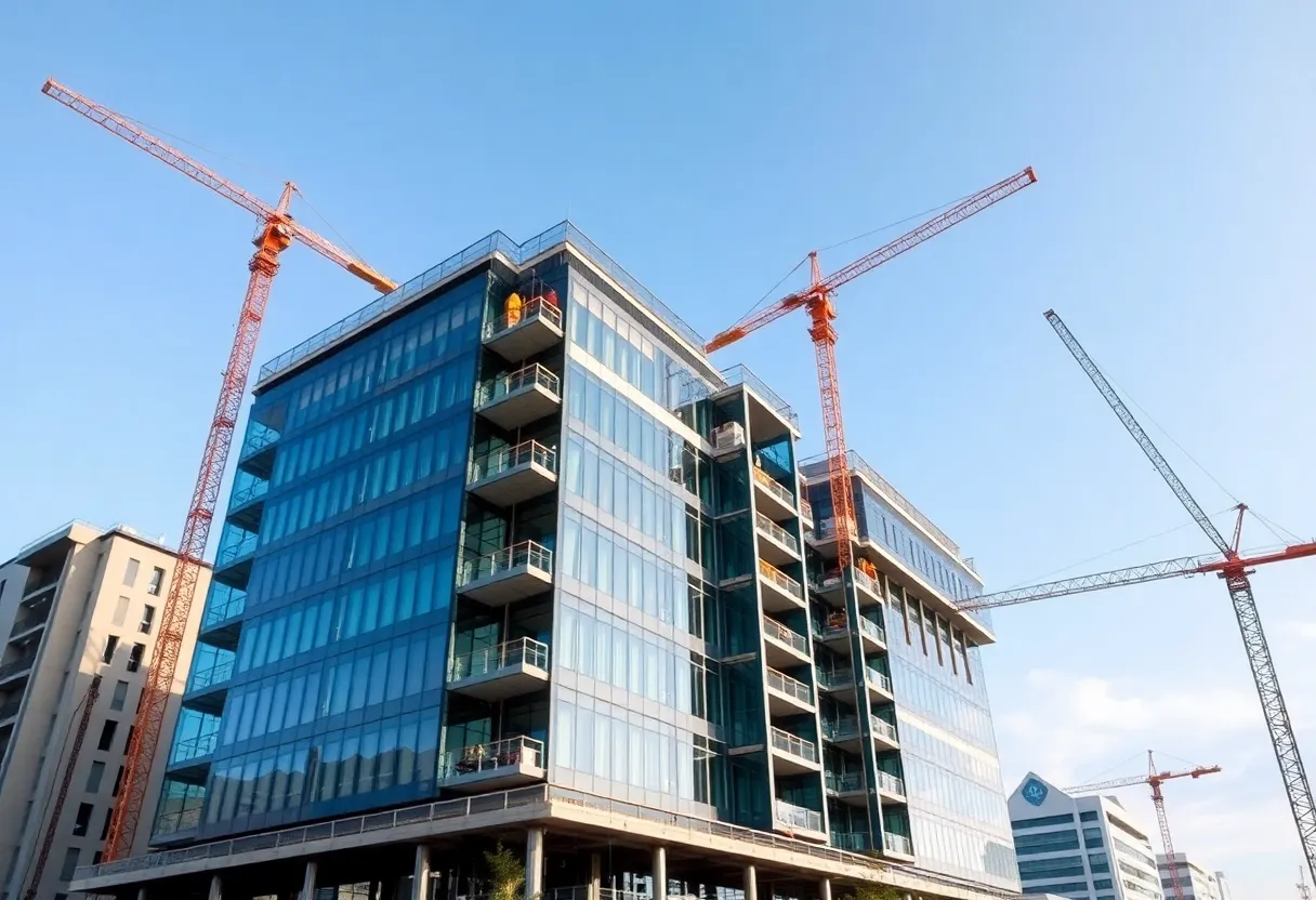 Construction of Nvidia's new office building