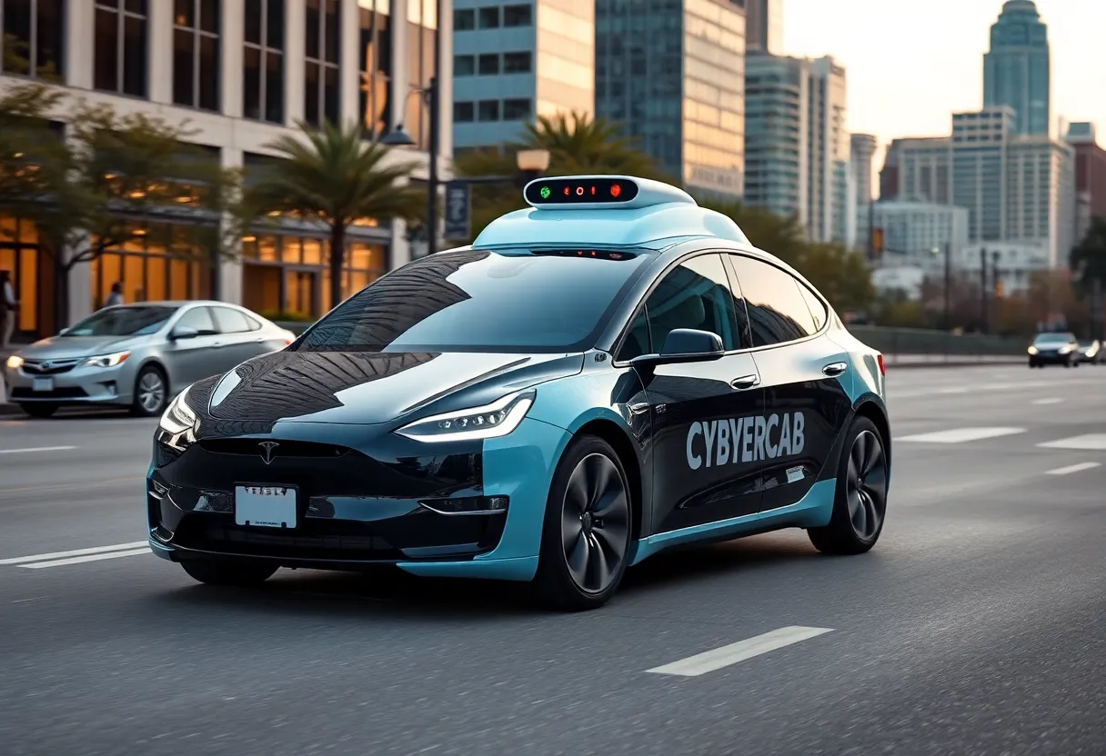 Tesla Cybercab Pilot in Austin