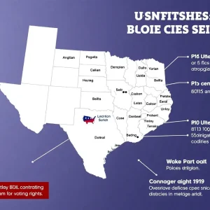 Map of Texas Congressional Districts