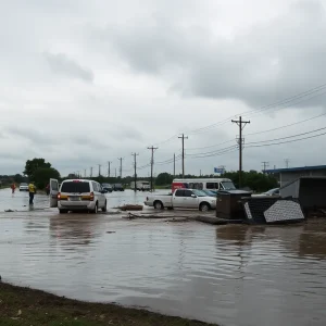 Emergency responders coordinating during Texas flood aftermath