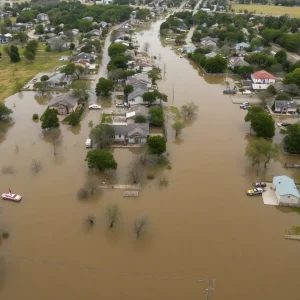 Texas Hill Country Flooding Scene