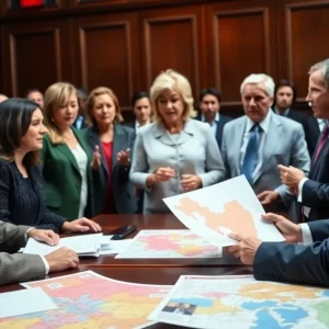 Lawmakers debating redistricting in Texas legislative assembly