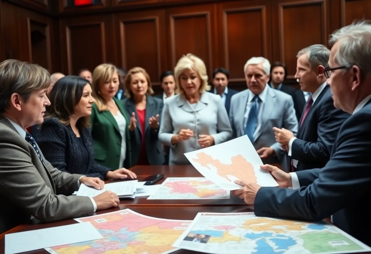 Lawmakers debating redistricting in Texas legislative assembly