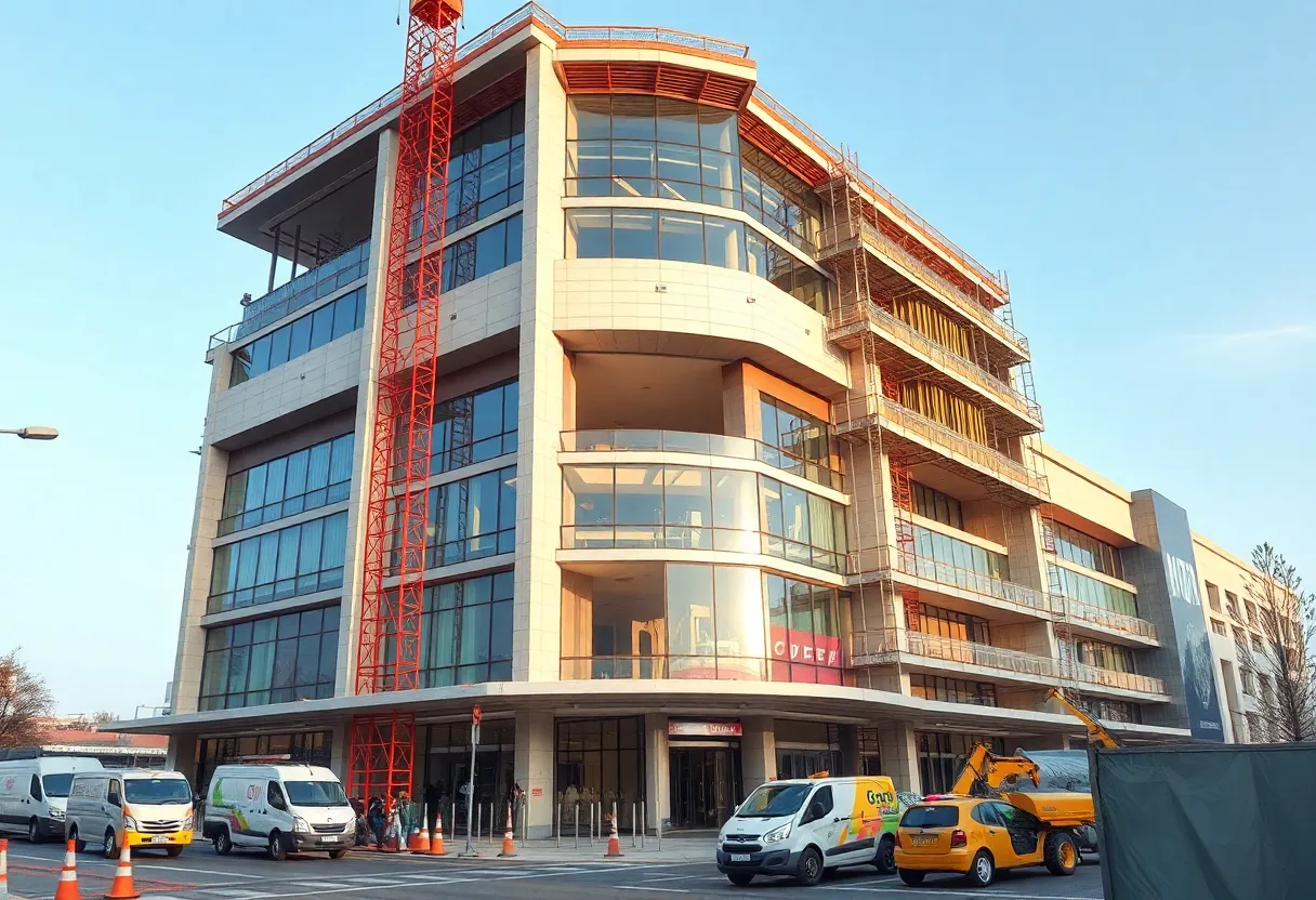 The Shoppes at Babcock Construction