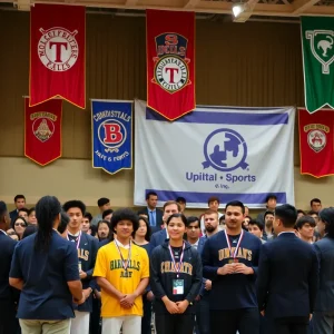 Induction ceremony at Texas Athletics Hall of Honor