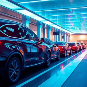 UVEYE vehicle inspection system in operation at Austin Infiniti