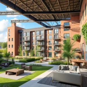 Warehouse and Factory Student Housing Community