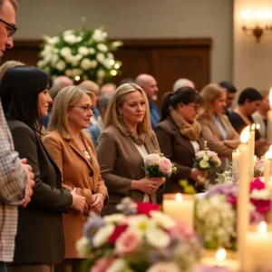 Memorial service for Angeline Doris Young