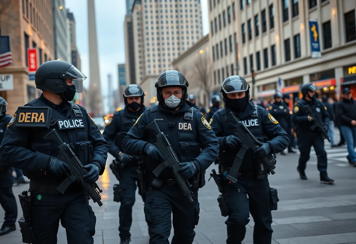 Collaboration between DEA agents and local D.C. police