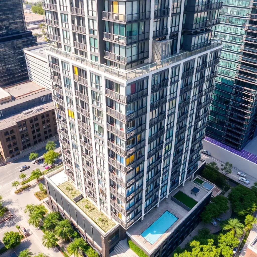 New Icon Student Housing Tower in Austin