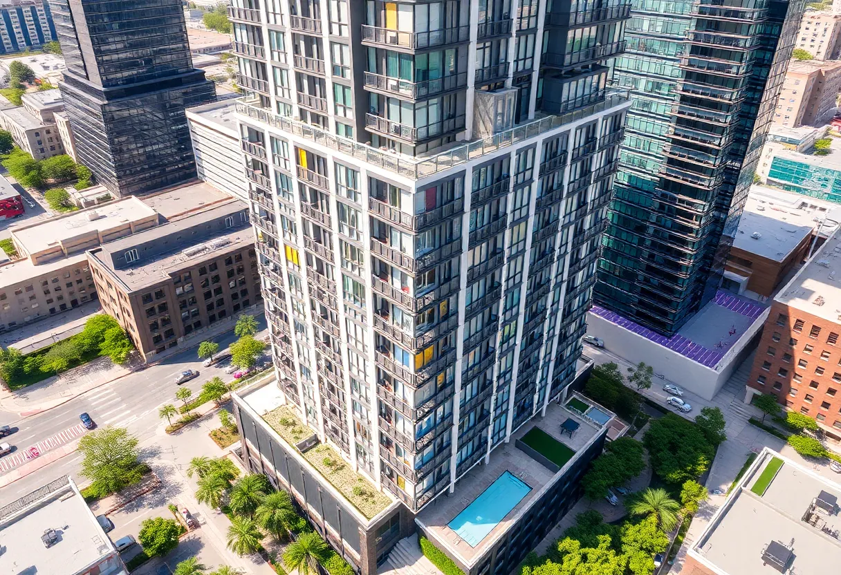 New Icon Student Housing Tower in Austin