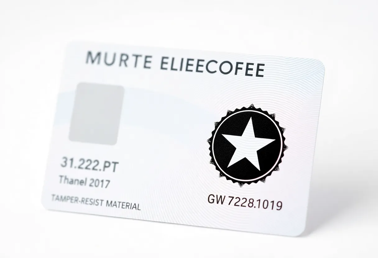 New Texas driver license with enhanced security features